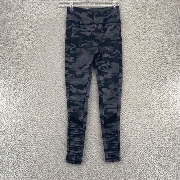 Constantly Varied Gear Leggings Women Extra Small Grey Camo Moto Full Length CVG - Picture 3 of 12